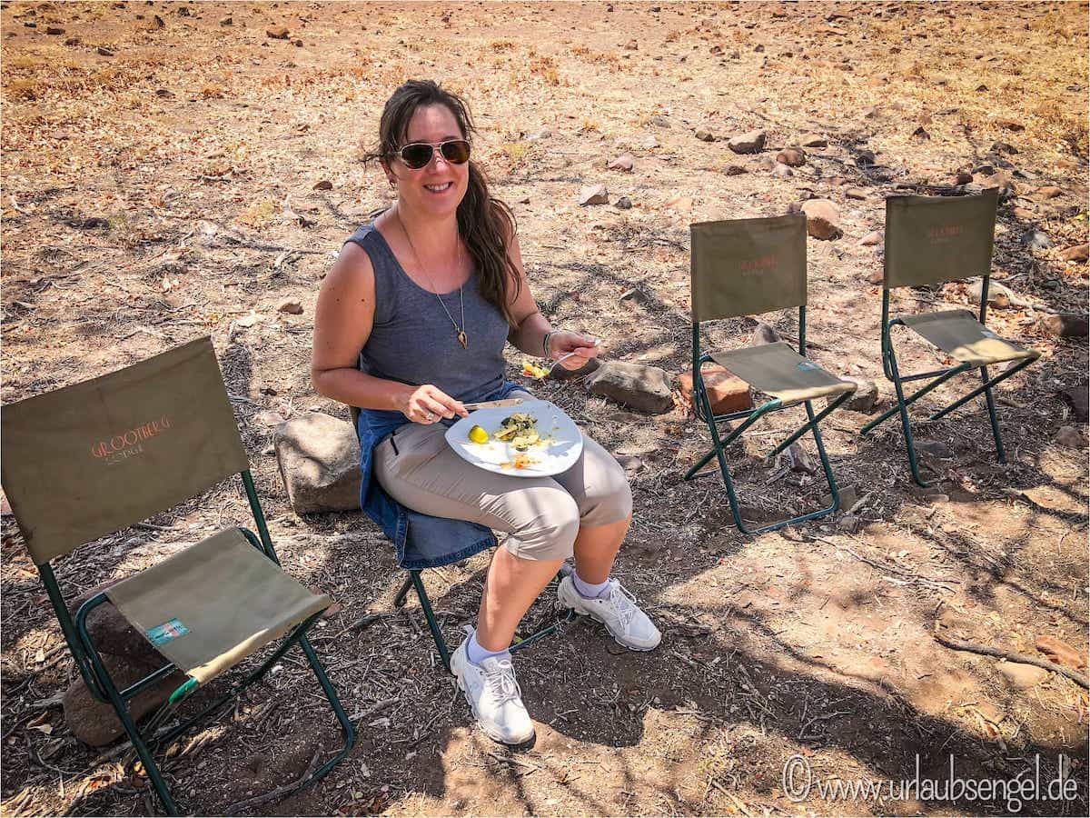 Essen in der Steppe