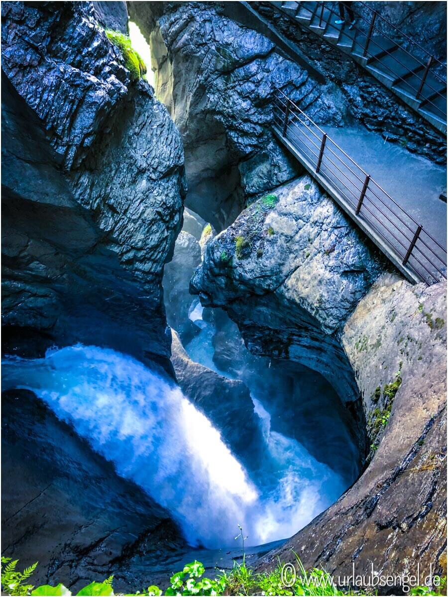 Trümmelbachfälle in Lauterbrunnen, Schweiz
