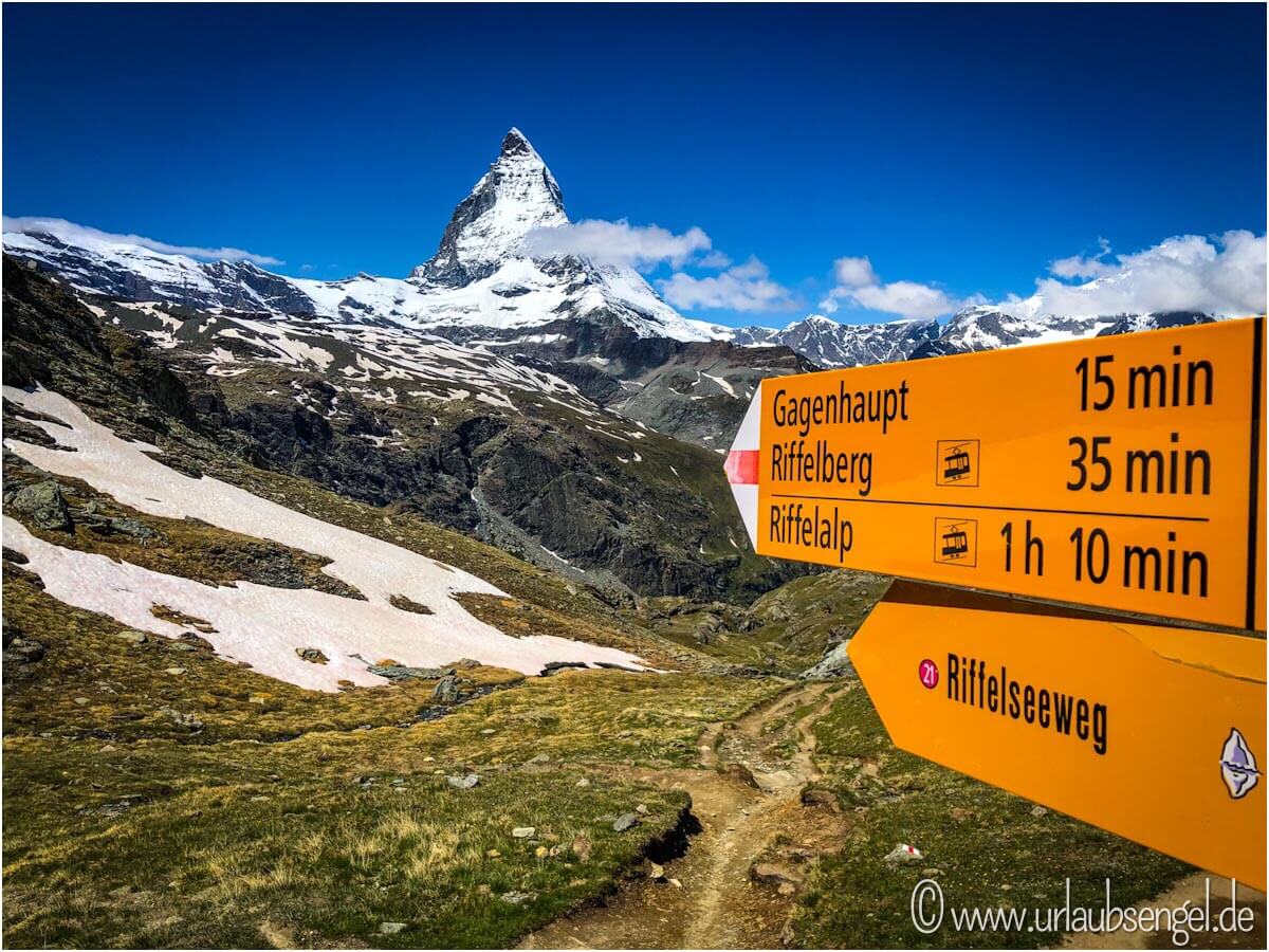 Blick auf das Matterhorn - Zermatt