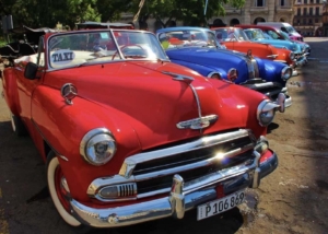 Oldtimer in Havanna, Kuba - mit Urlaubsengel