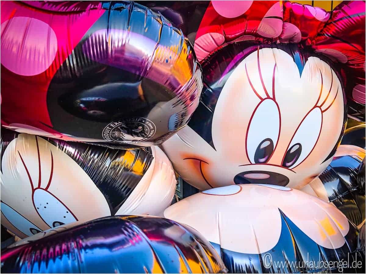 Mickey & Minnie Mouse Luftballons im Disneyland Paris