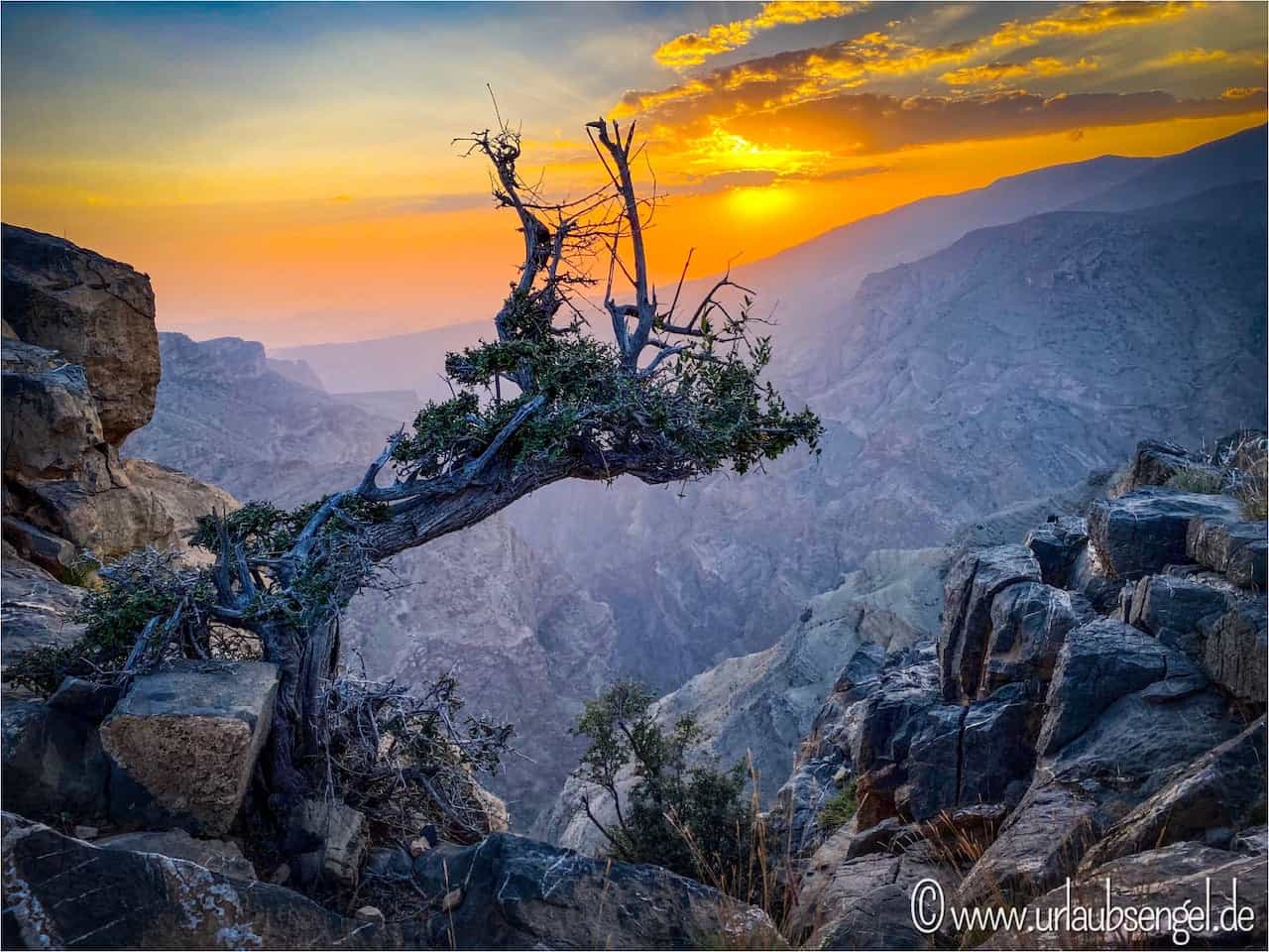 Canyon im Hadjar/ Hadschar-Gebirge, Oman