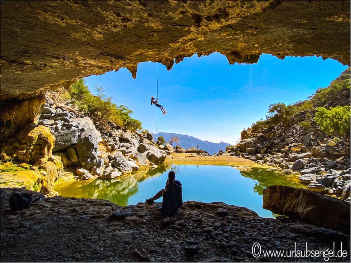 Balcony Walk Oman Wanderung W6 Jebel
