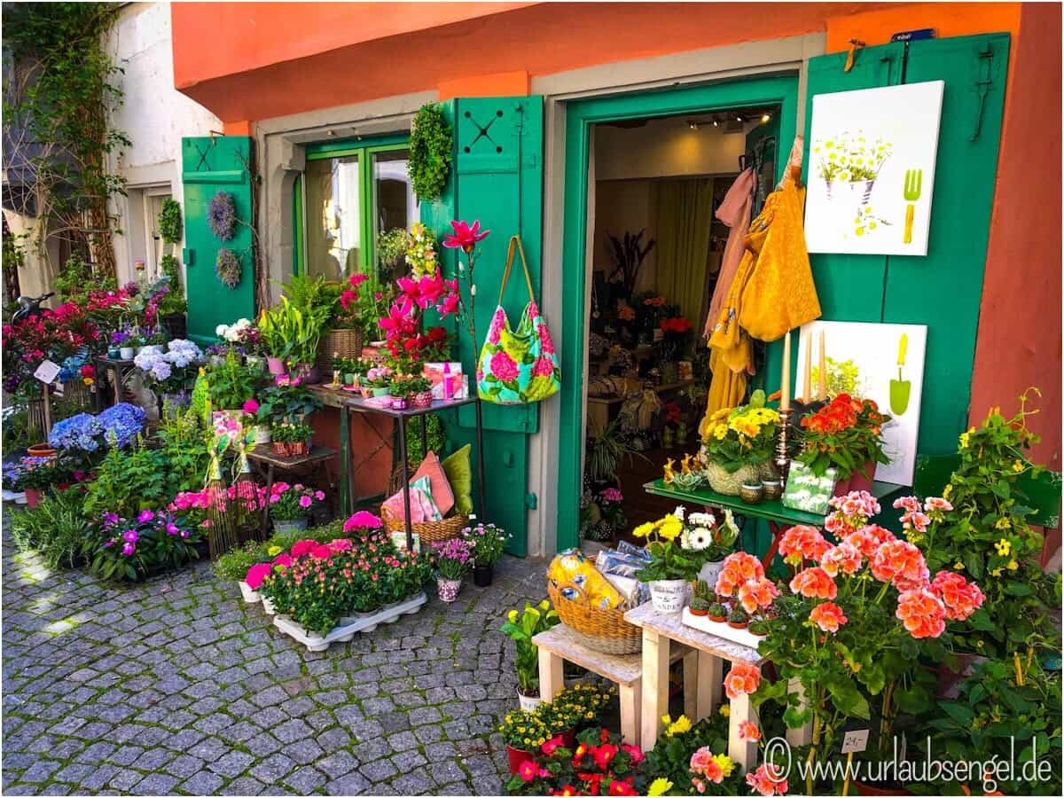 Blumenladen in Lindau, Bodensee