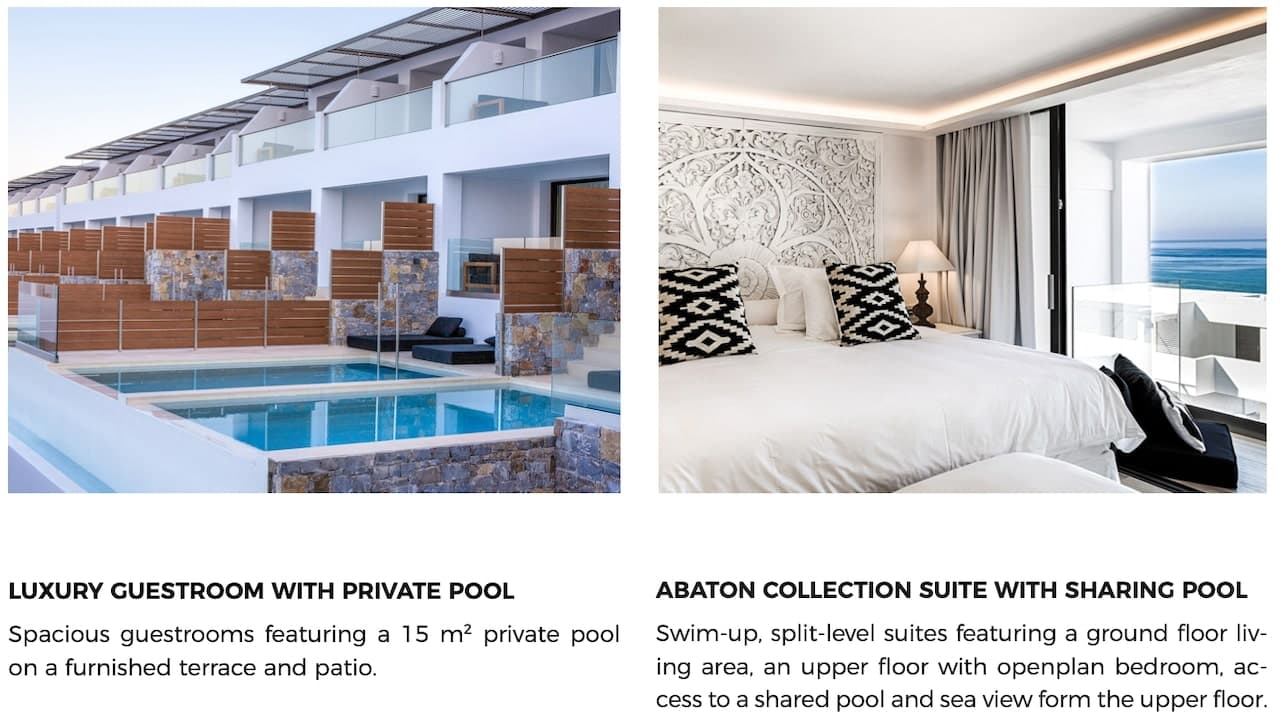 Abaton Island Resort | Luxury Seafront Pool & Sharing Pool