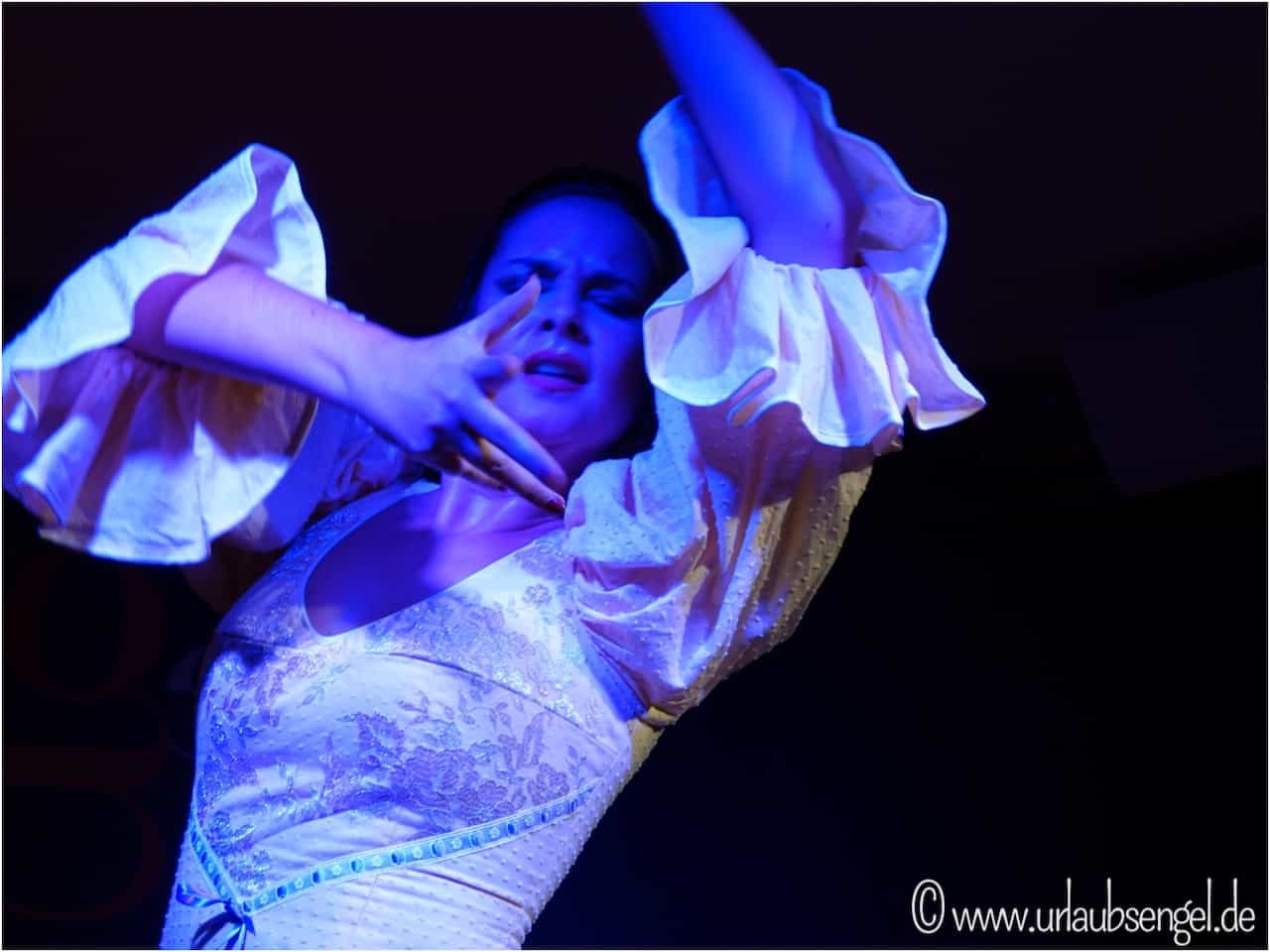 Tänzerin im Tablao de Flamenco Alegria