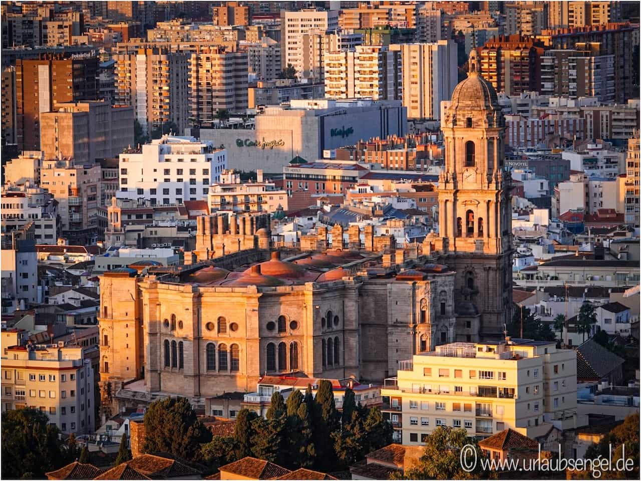 Blick auf die Altstadt von Malaga