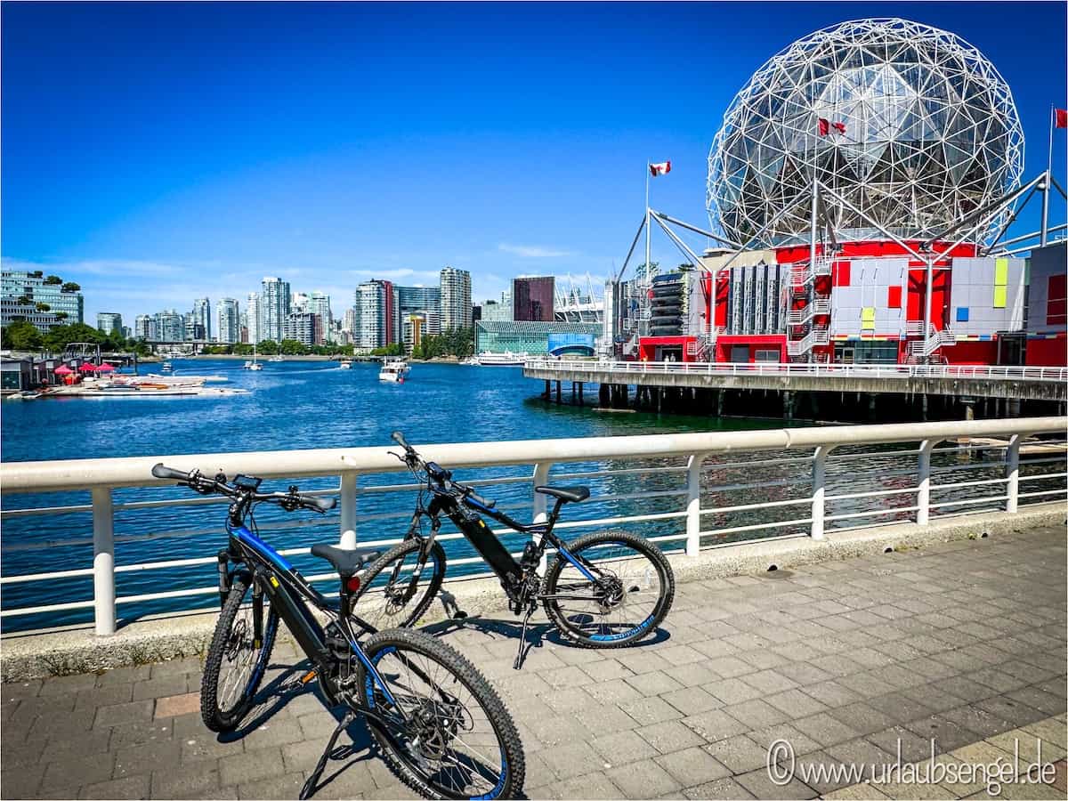 Fahrrad-Tour um den False Creek, Vancouver
