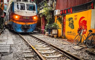 Hanoi Train Street | Trainstreet in Hanoi Vietnam