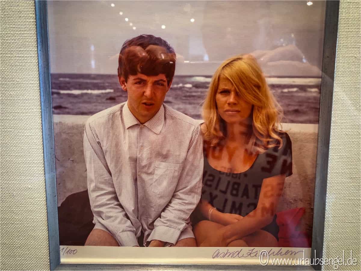 Foto von Paul McCartney, Beatles im Hard Rock Hotel Teneriffa