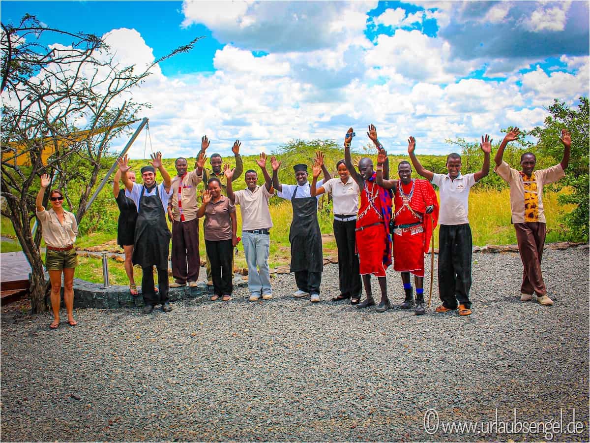 Willkommen im Mahali Mzuri, Masai Mara, Kenia