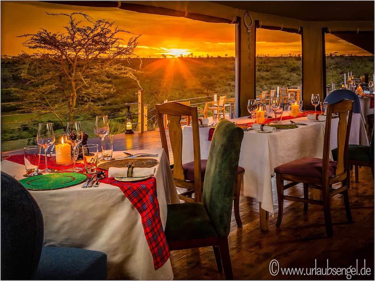 Dinner in der Masai Mara