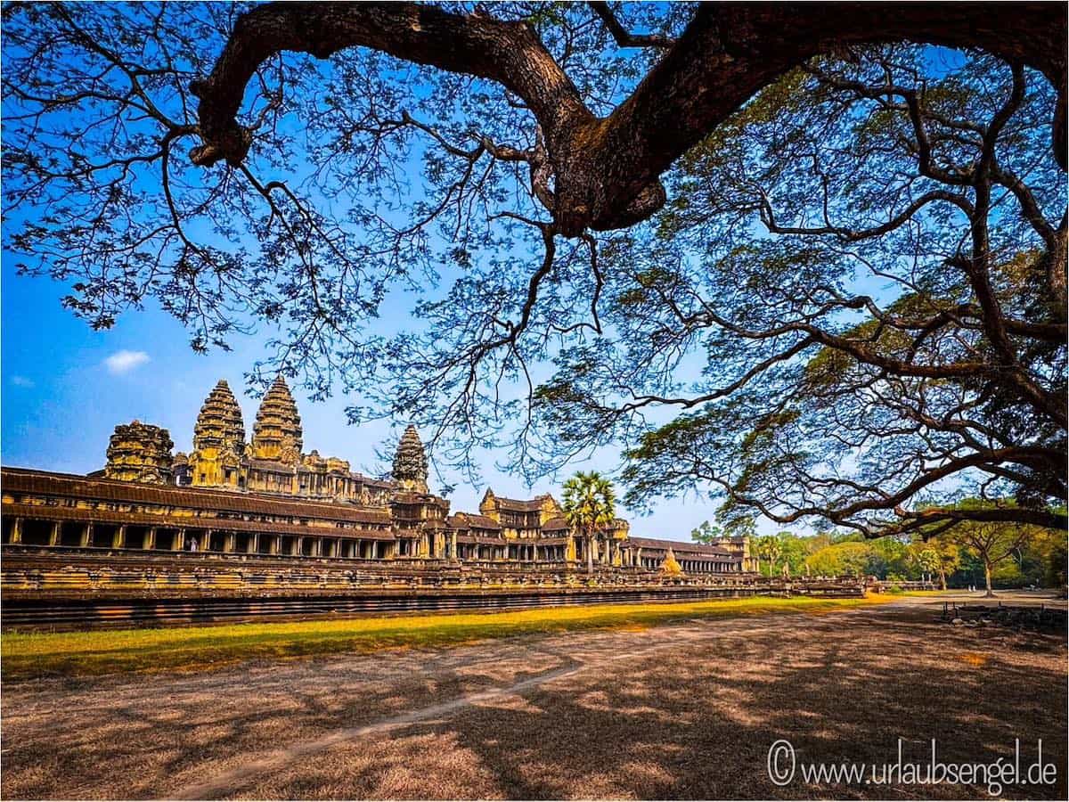 Kambodscha, Siem Reap & Hauptgebäude Angkor Wat