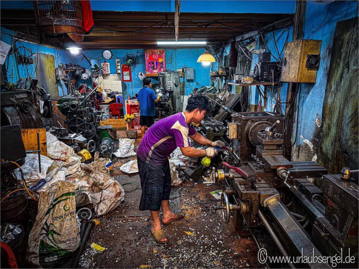 Stahlmarkt in Ho-Chi-Minh-Stadt, Saigon