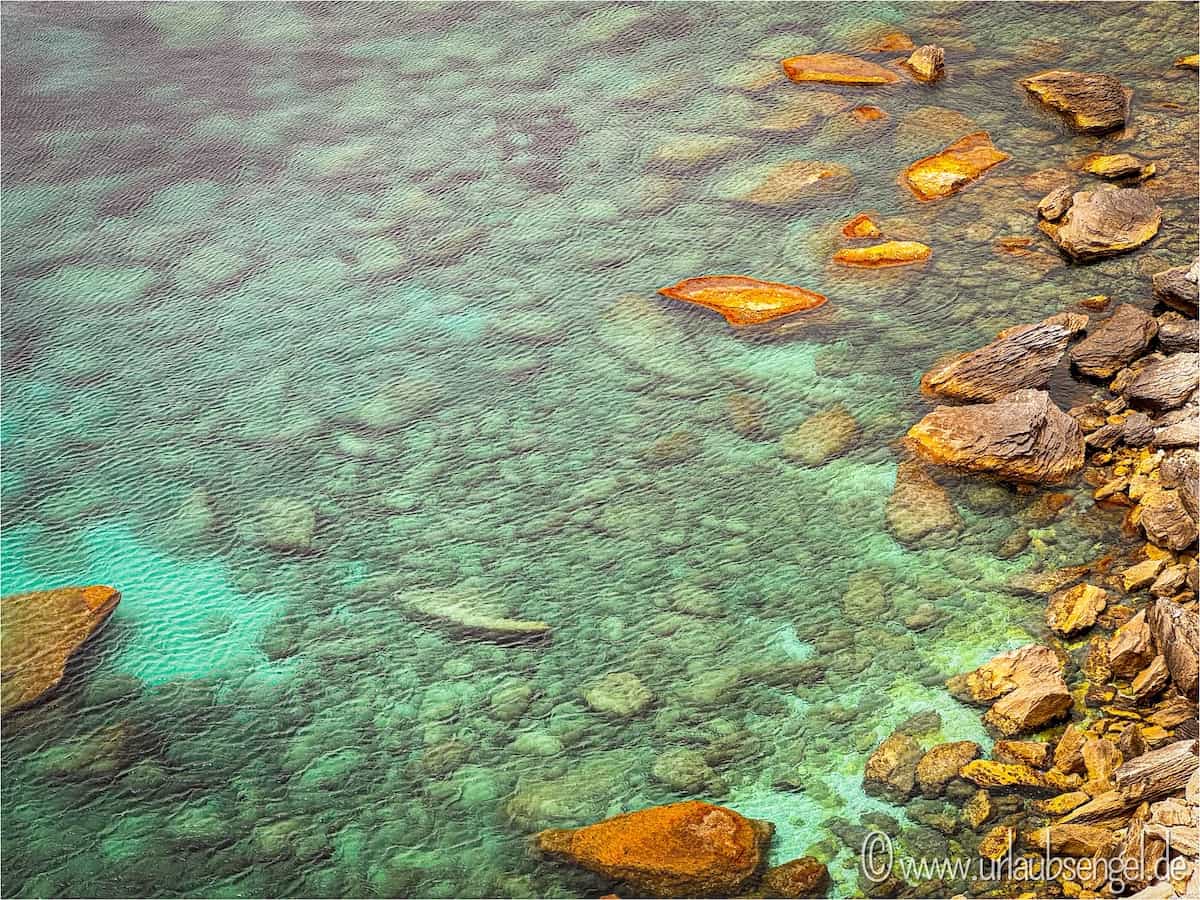 Unglaublich klares Meer bei L'île Rousse