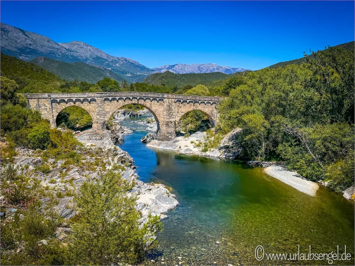 Pont Altiani | Schöne alte Brücke auf dem Weg nach Corte, Korsika