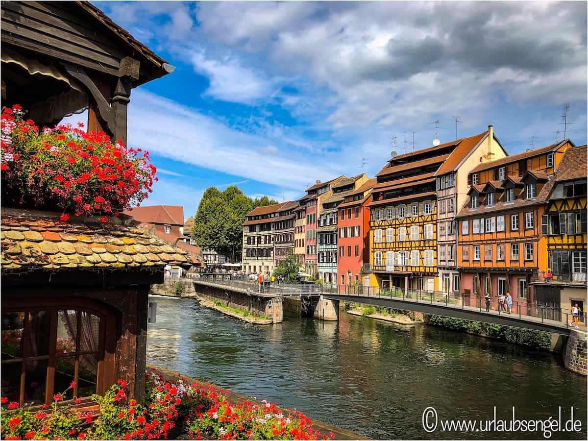 Straßburg | Altstadt mit Fachwerkhäusern am Fluss
