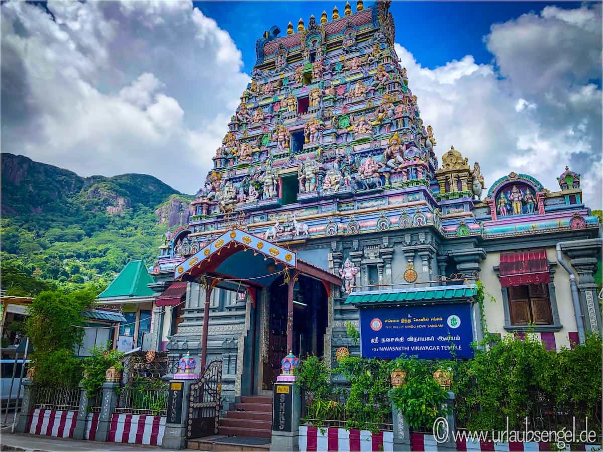 Navasakya Tempel in Victoria, Mahr, Seychellen