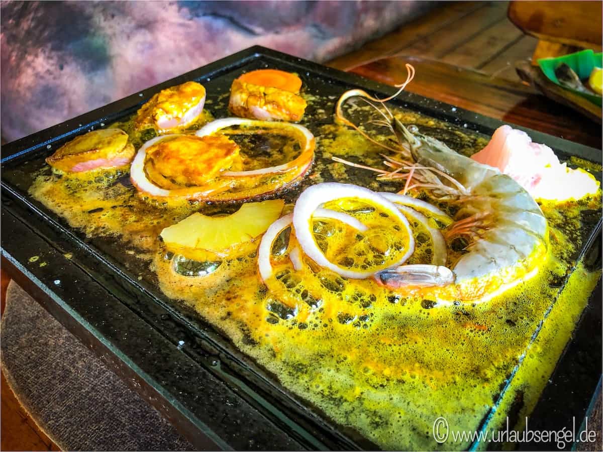 Fischgericht auf den Seychellen