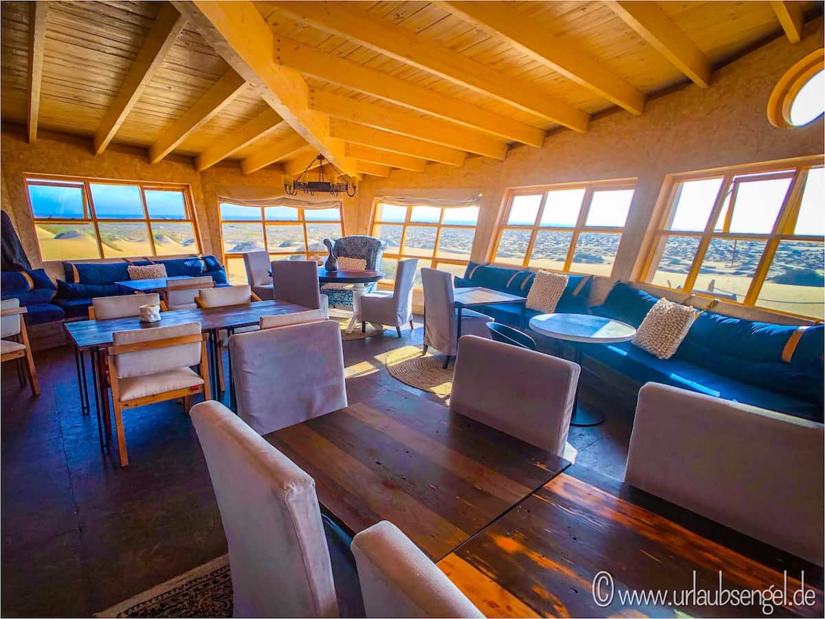 Restaurant der Shipwreck Lodge