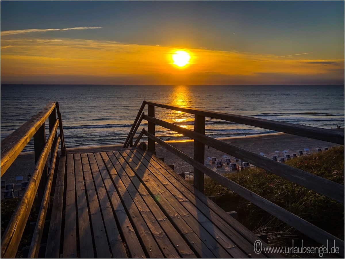 Sonnenuntergang Westerland Sylt