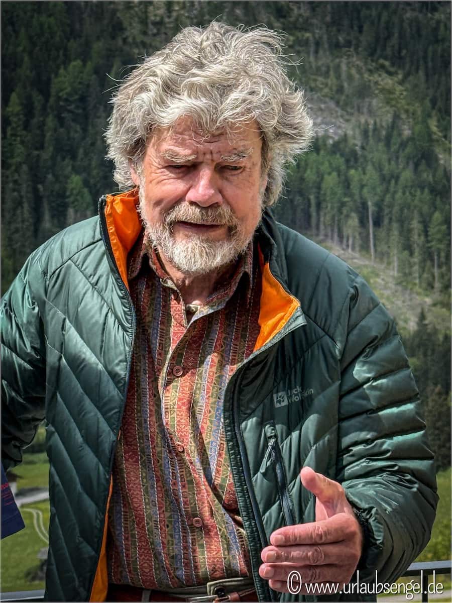Reinhold Messner im Olm