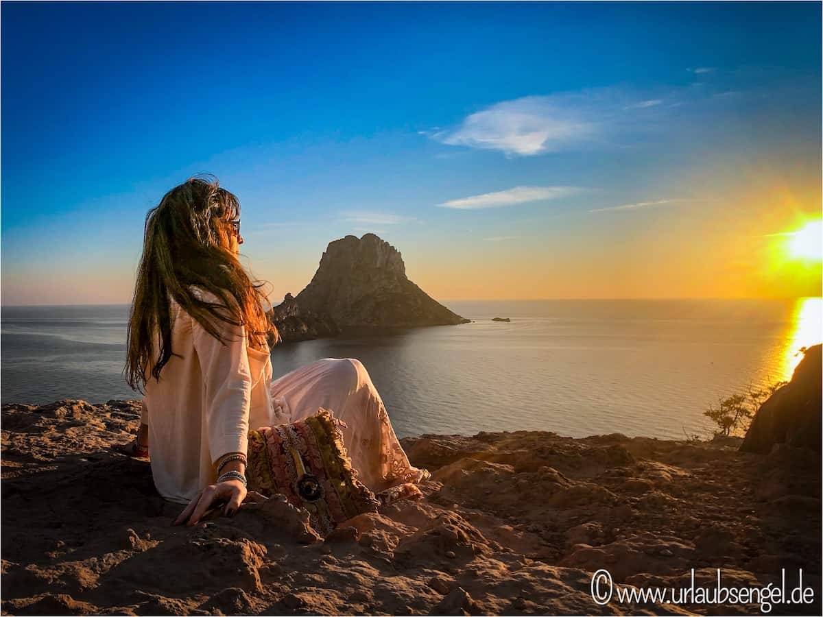 Ibiza, Es Vedra im Sonnenuntergang