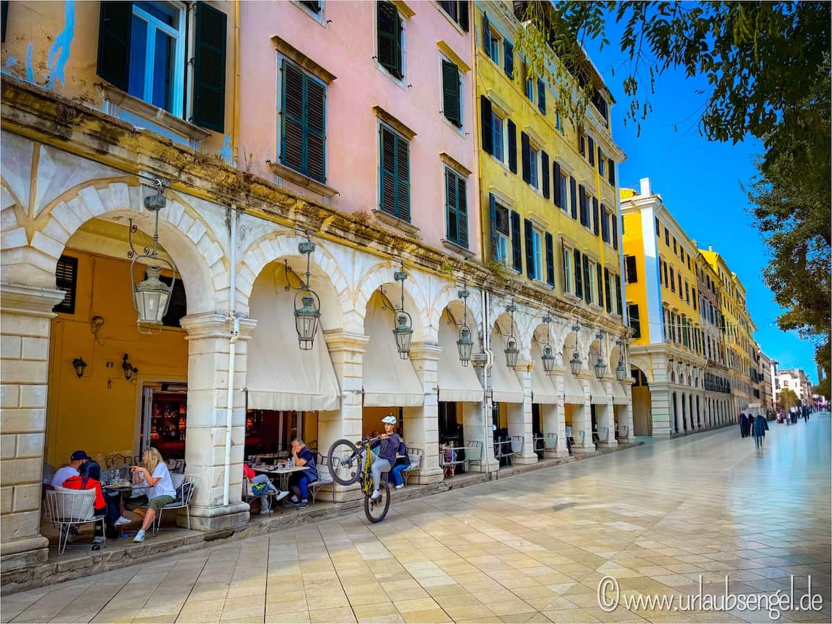 Liston in Korfu Stadt