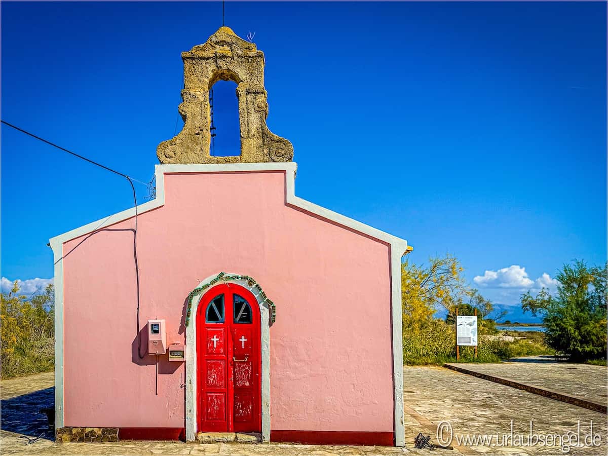 Lefkimmi Salt Flats & Kapelle Agios Ioannis