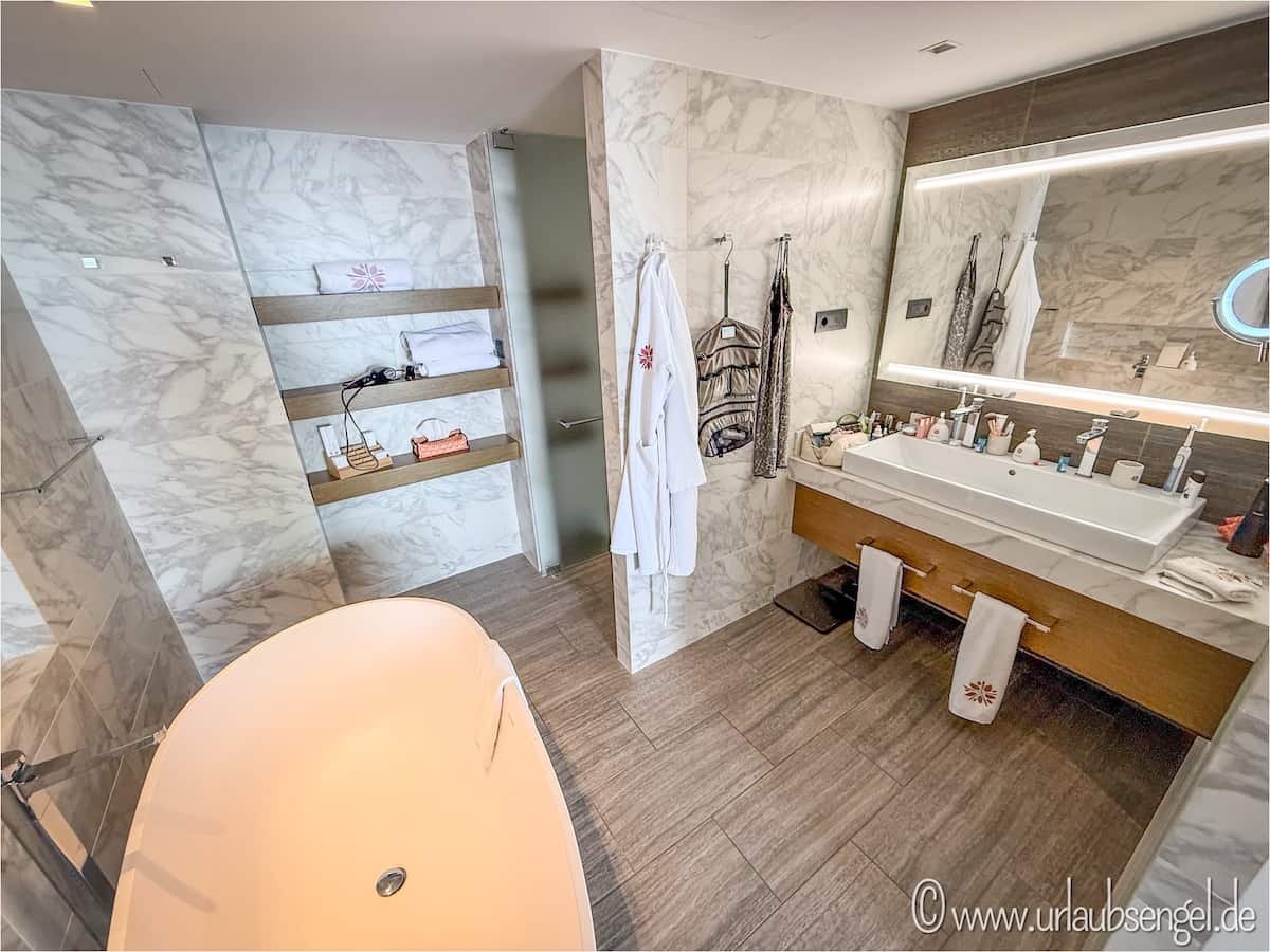 Bad in unserer Suite