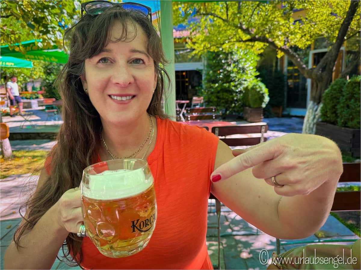Korca Brauerei Biergarten