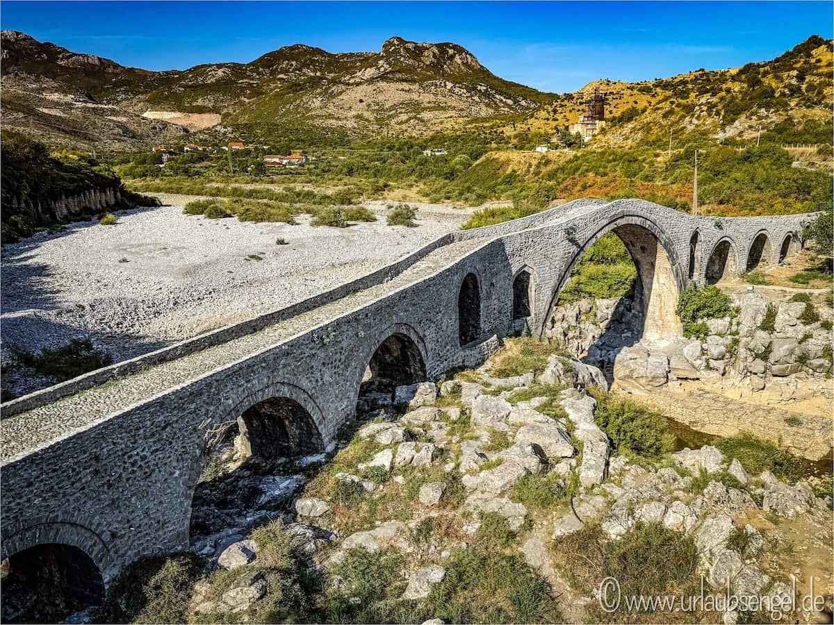 Mesi-Brücke, Skodra - Albanien Roadtrip 
