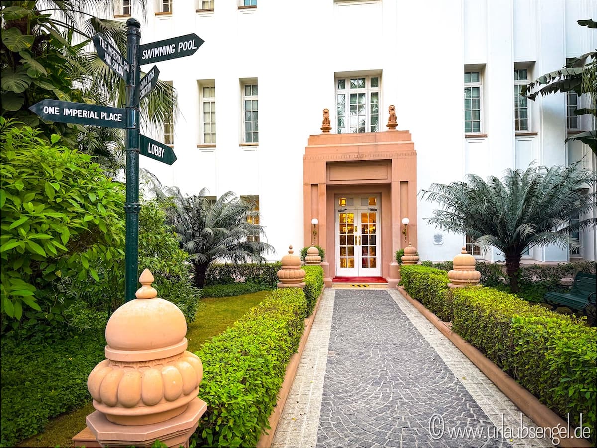 Eingang des The Imperial New Delhi