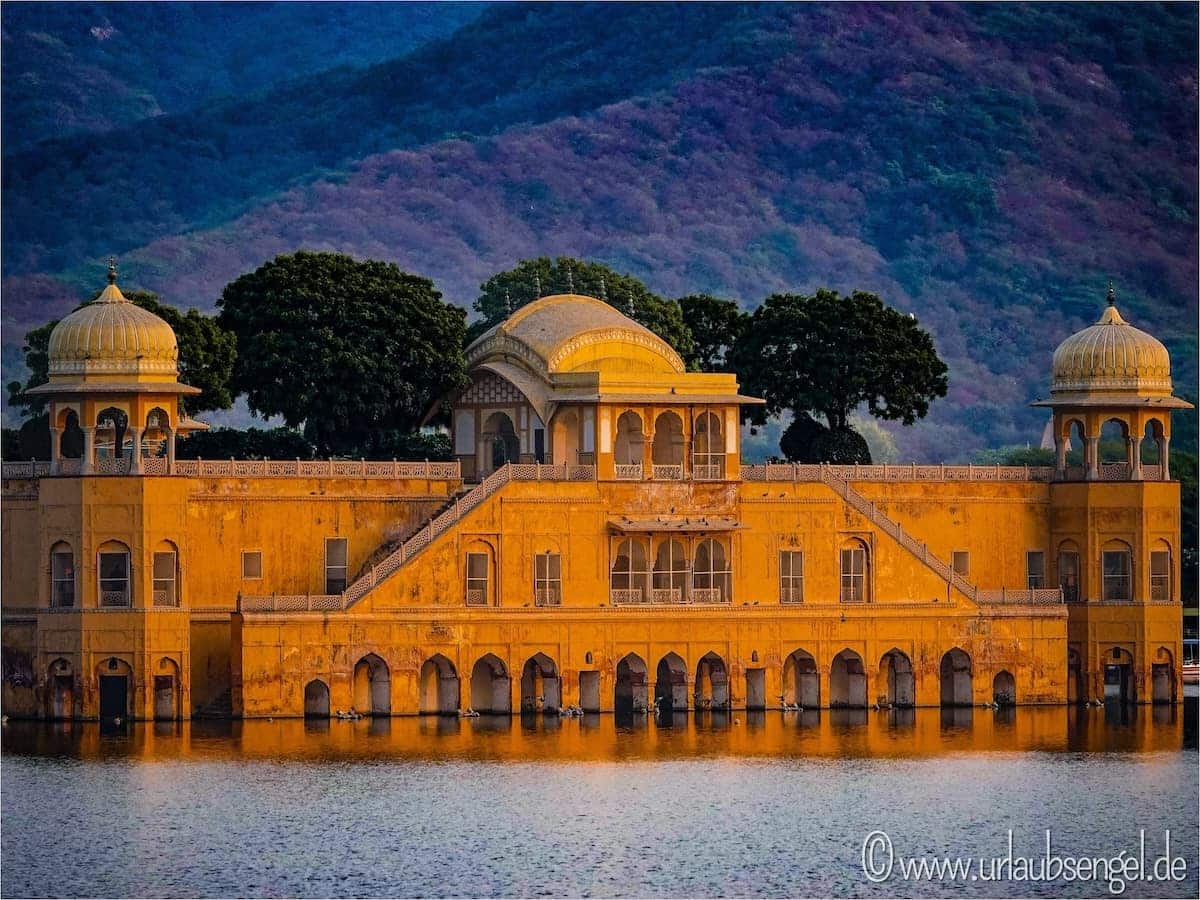 Jal Mahal, Wasserpalast in Jaipur, Rajasthan, Indien