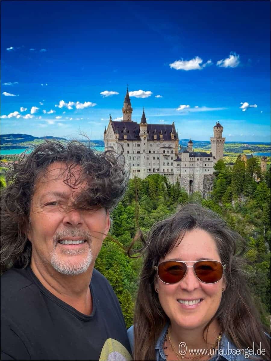 Urlaubsengel auf Schloss Neuschwanstein