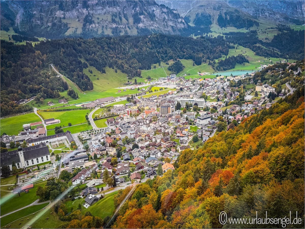Blick auf Engelberg